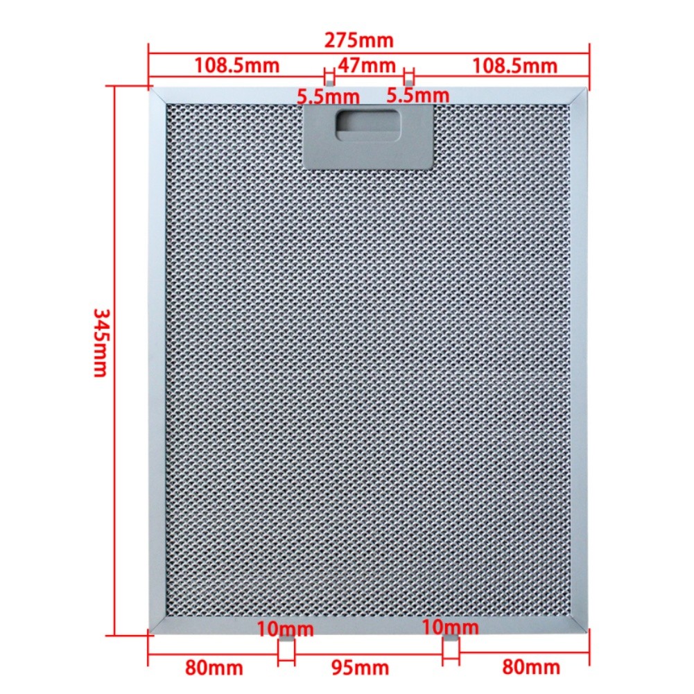 Commercial Kitchen Vent Hood - Silver Aluminum Grease Filter For Teka