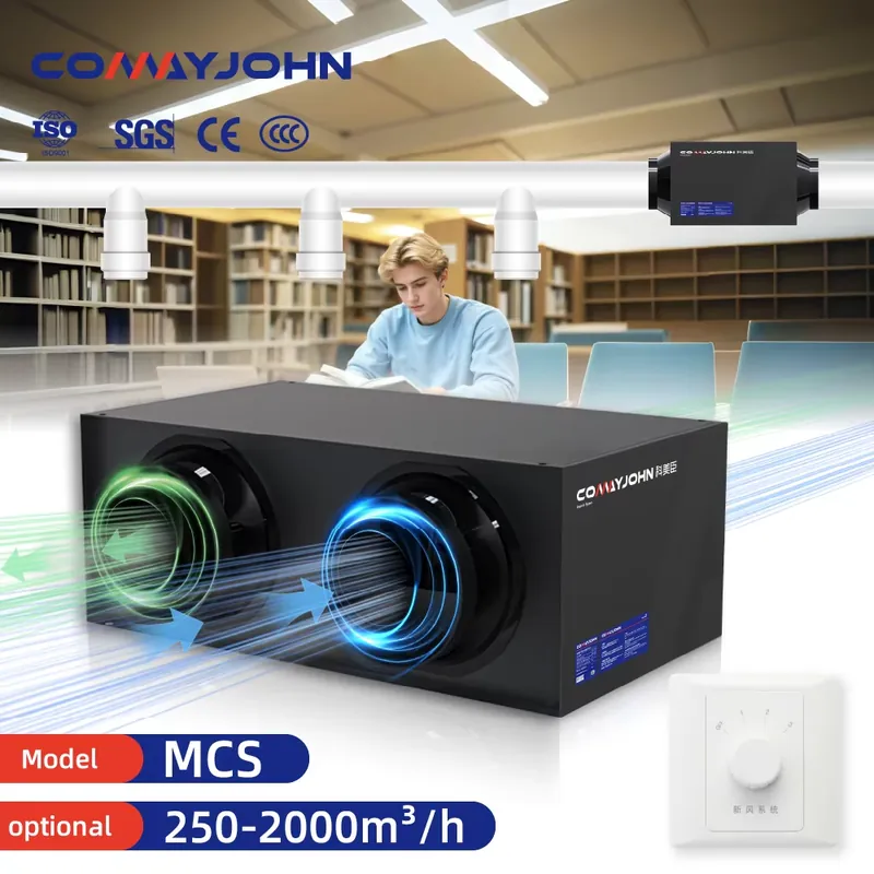 Commercial Kitchen Exhaust Fan - COMAYJOHN MCS Low Noise Commercial Kitchen