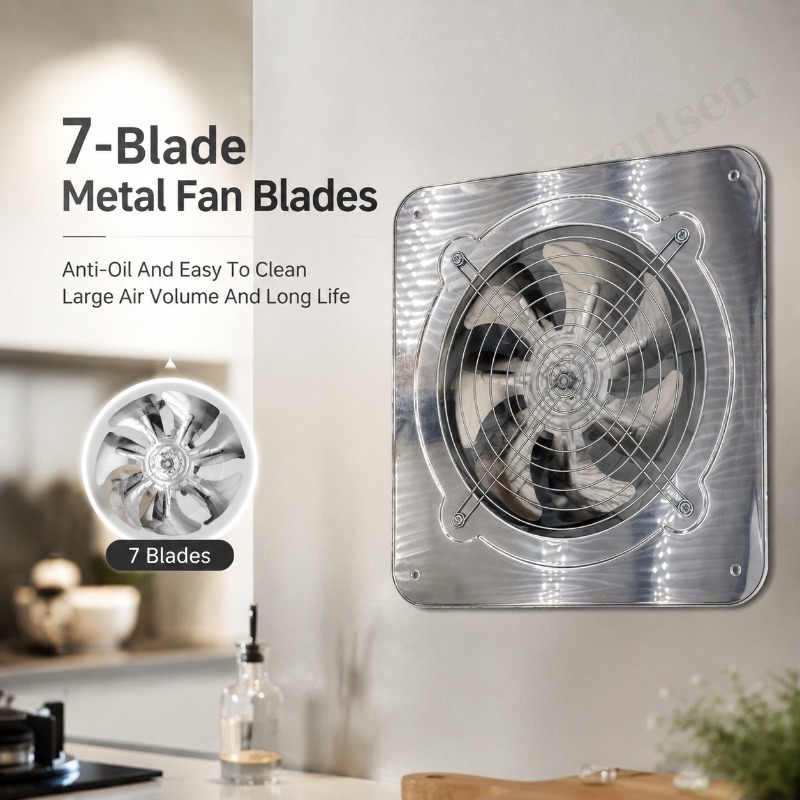 Wall Window Installable 6/7/8  - Commercial Kitchen Exhaust Fan recension och pris