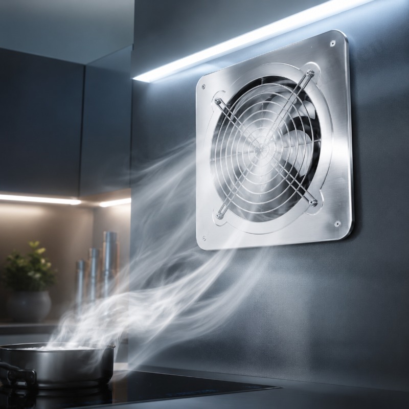Wall Window Installable 6/7/8  - Commercial Kitchen Exhaust Fan recension och pris