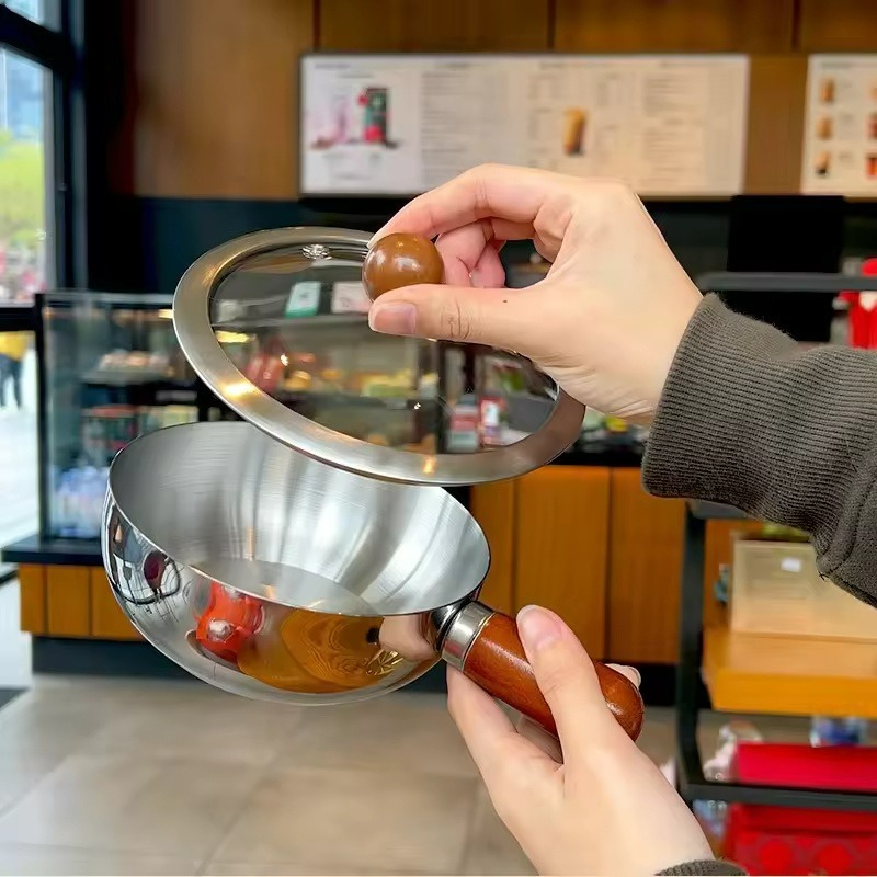 Stainless Steel Saucepan Milk  - Commercial Kitchen Pots And Pans recension och pris