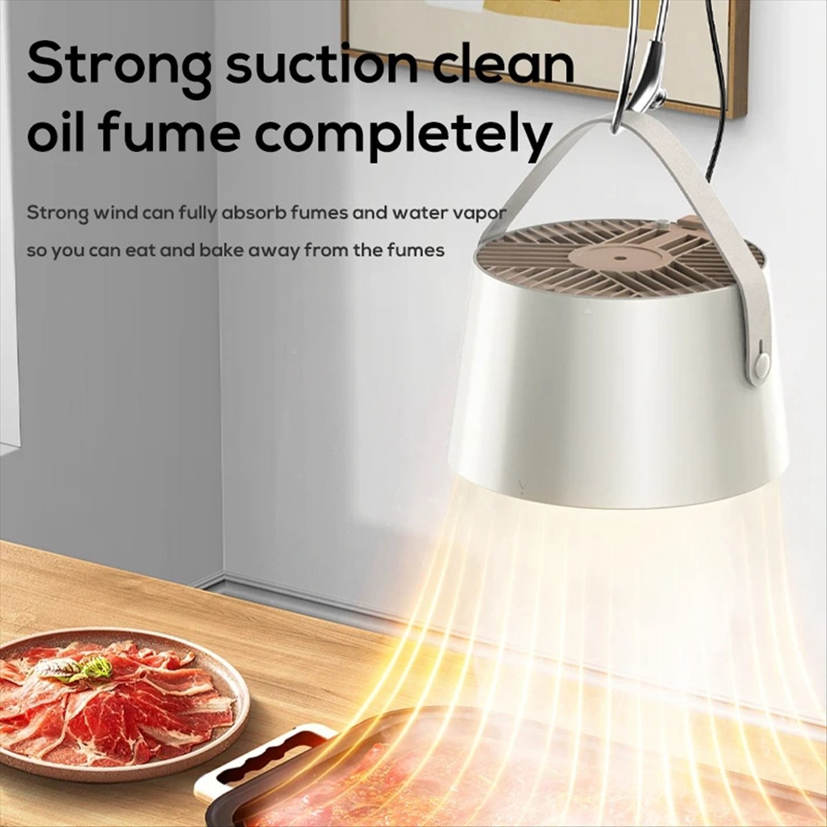 M10K Portable Range Hood Kitch - Commercial Kitchen Exhaust Fan recension och pris