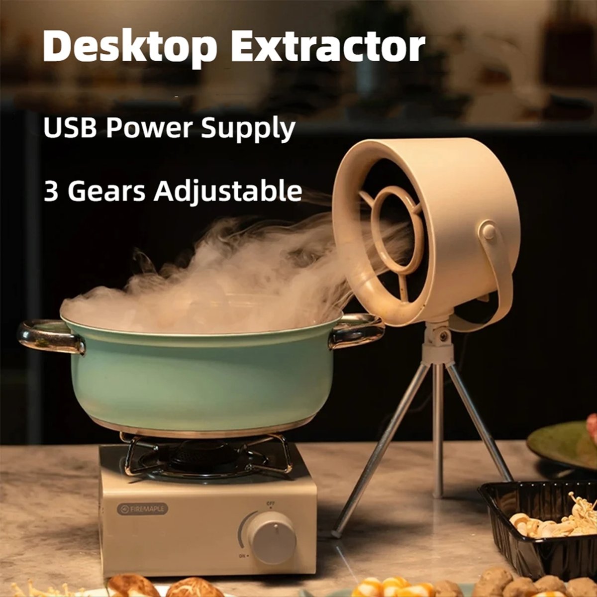 M10K Portable Range Hood Kitch - Commercial Kitchen Exhaust Fan recension och pris