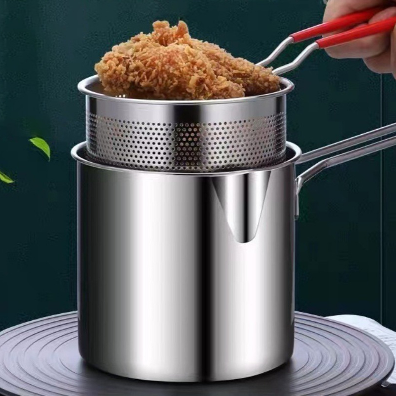 304 Stainless Steel Deep Fryer - Commercial Kitchen Pots And Pans recension och pris