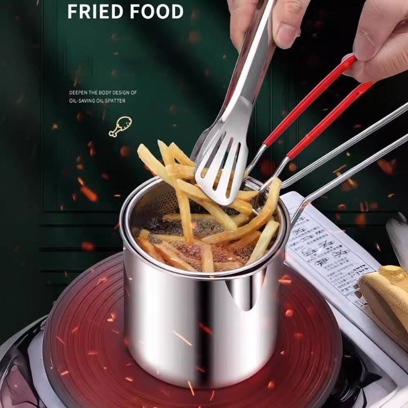 304 Stainless Steel Deep Fryer - Commercial Kitchen Pots And Pans recension och pris