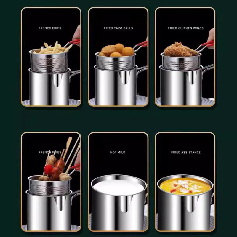 304 Stainless Steel Deep Fryer - Commercial Kitchen Pots And Pans recension och pris