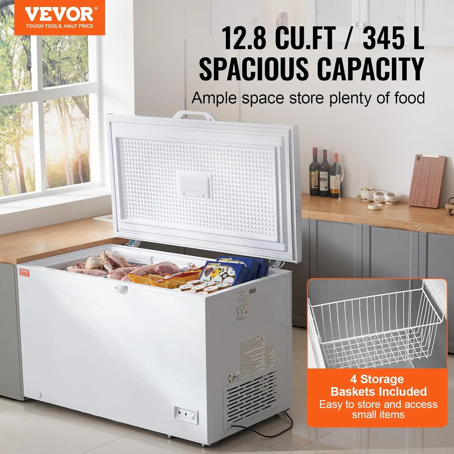 Chest Freezer, 12.8 Cu.ft / 34 - Commercial Chest Freezer recension och pris