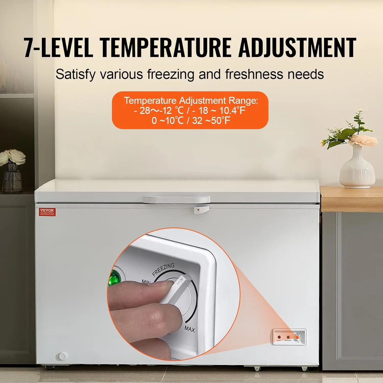 Chest Freezer, 12.8 Cu.ft / 34 - Commercial Chest Freezer recension och pris
