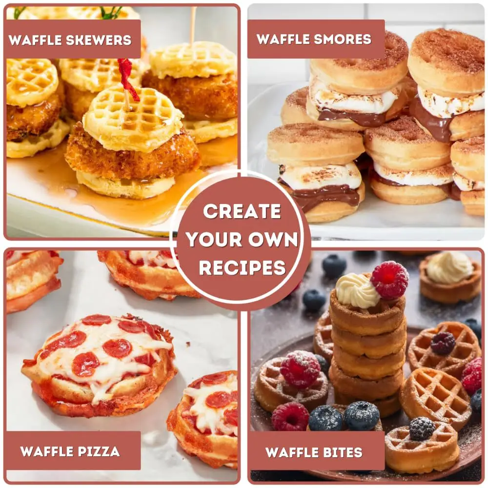 16-Hole Waffle Maker, Quick He - Sandwich Press Panini recension och pris