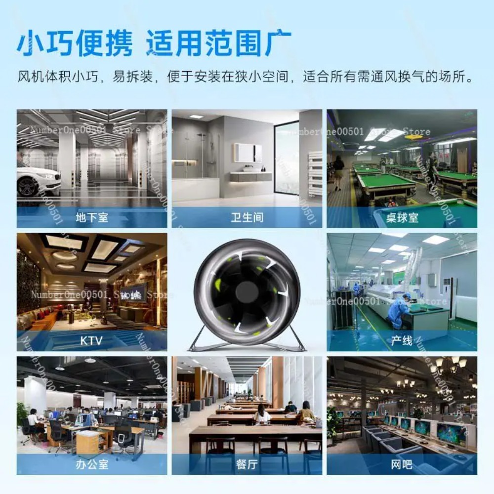 6 Inch Frequency Conversion Du - Commercial Kitchen Exhaust Fan recension och pris