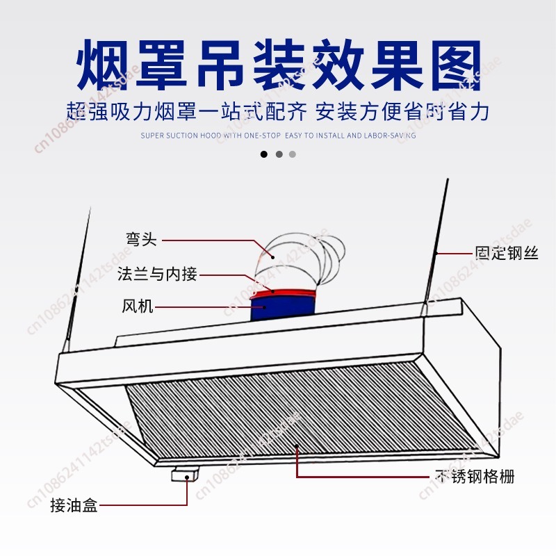 Commercial Stainless Steel Ran - Commercial Kitchen Exhaust Fan recension och pris
