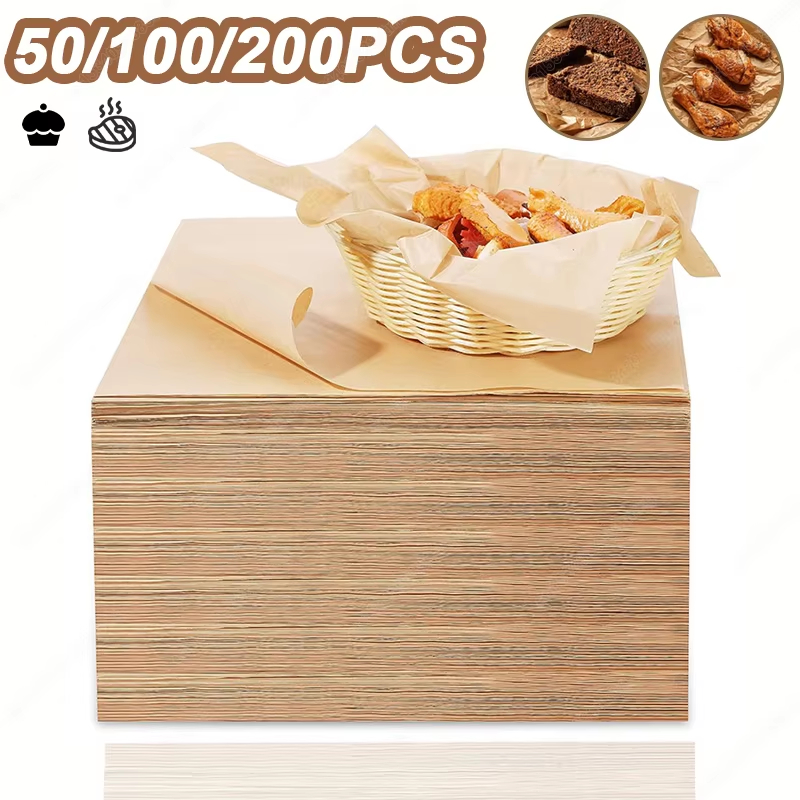 50/100/200PCS Baking Paper Par - Commercial Kitchen Pots And Pans recension och pris