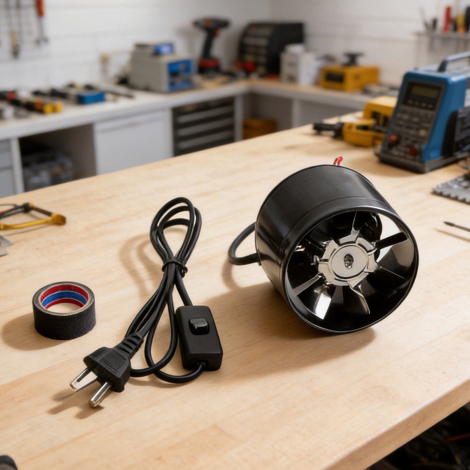 4inch Smoke Extractor Fan with - Commercial Kitchen Tile recension och pris