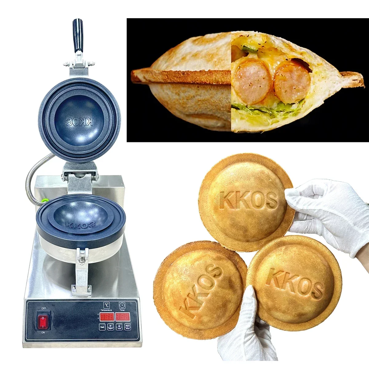 2026 UFO Burger Machine with G - Sandwich Press Panini recension och pris