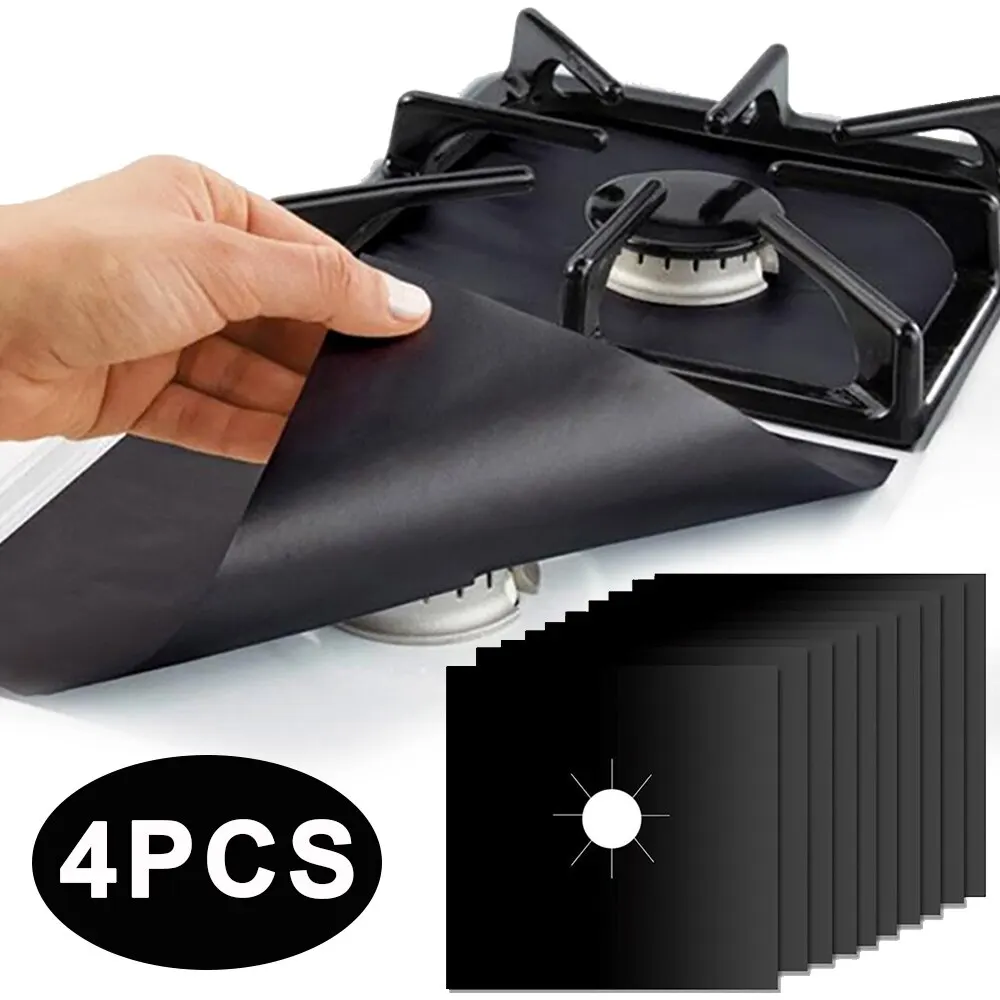 4 Piece Gas Stove Protector Co - Commercial Kitchen Vent Hood recension och pris