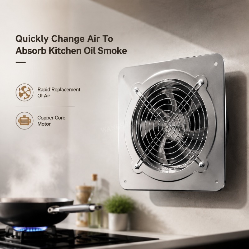 6''8'' Stainless Steel Kitchen - Commercial Kitchen Exhaust Fan recension och pris