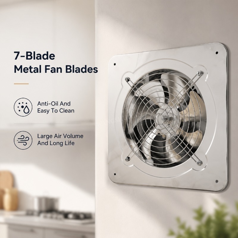 6''8'' Stainless Steel Kitchen - Commercial Kitchen Exhaust Fan recension och pris