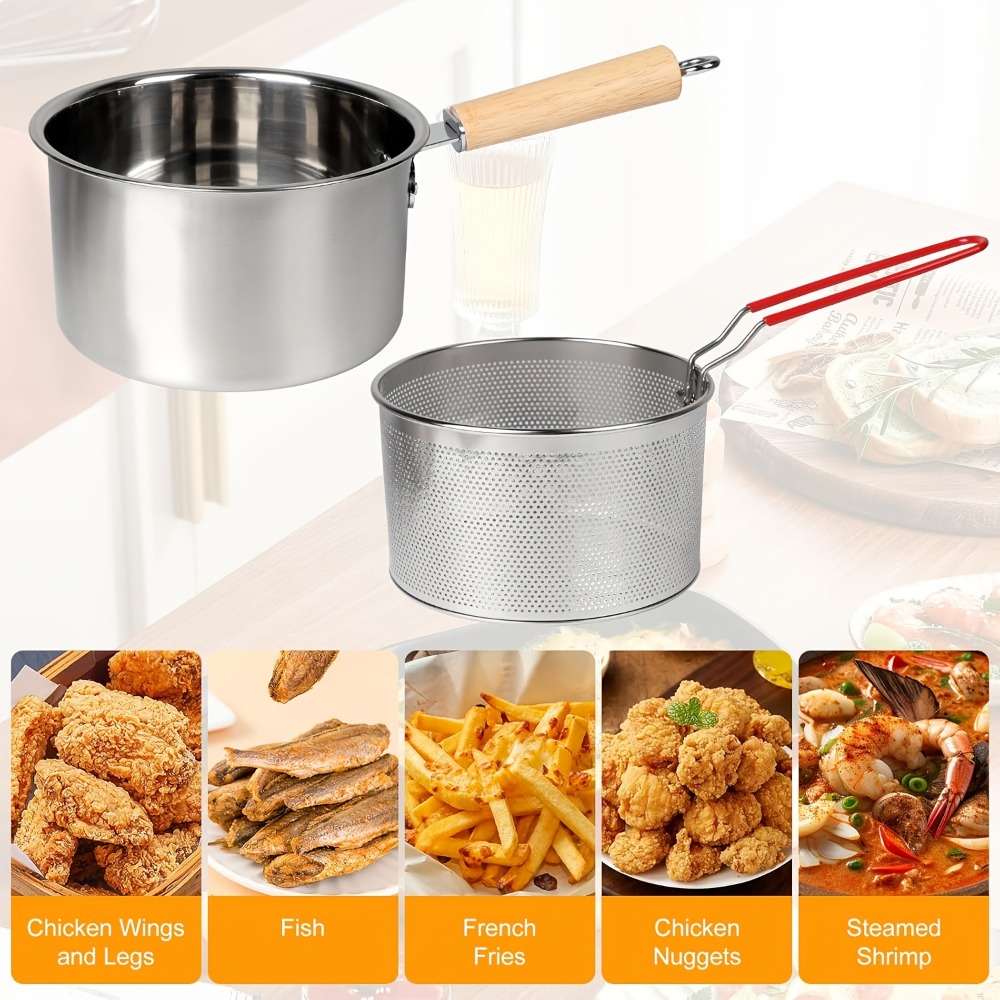 2.5L stainless steel deep frye - Commercial Kitchen Pots And Pans recension och pris