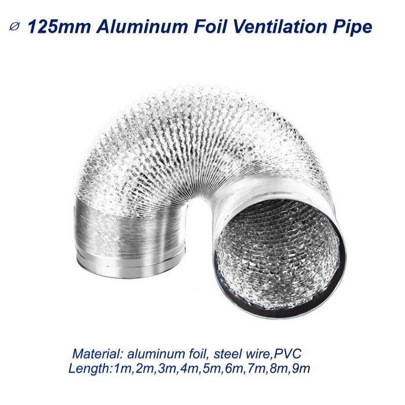 ∅125mm Aluminum Foil Ventilati - Commercial Kitchen Exhaust Fan recension och pris