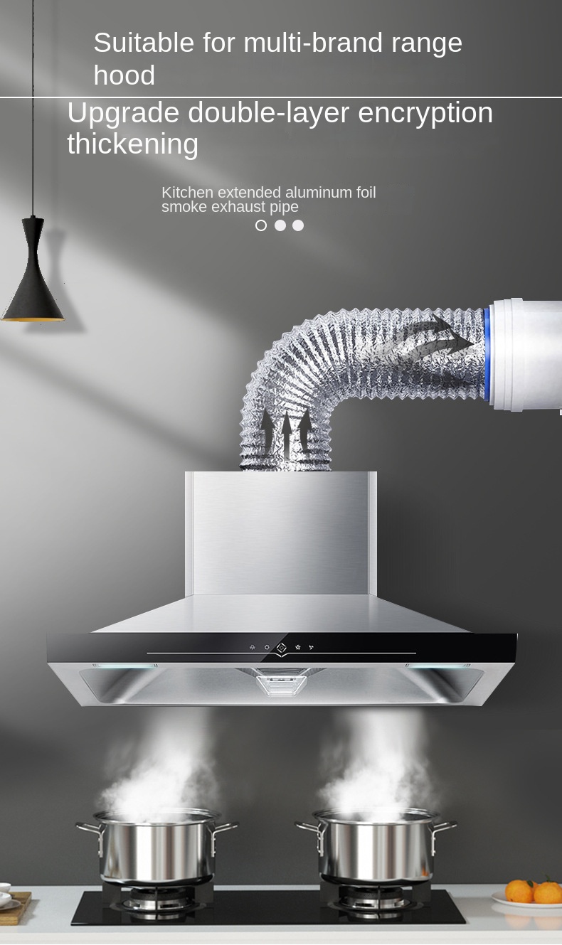 ∅125mm Aluminum Foil Ventilati - Commercial Kitchen Exhaust Fan recension och pris