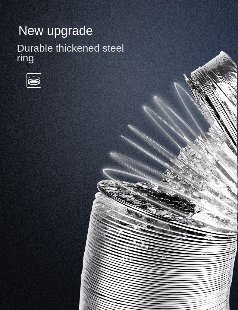 ∅125mm Aluminum Foil Ventilati - Commercial Kitchen Exhaust Fan recension och pris