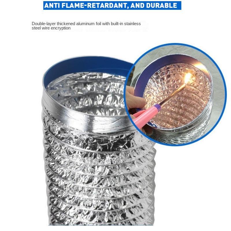∅125mm Aluminum Foil Ventilati - Commercial Kitchen Exhaust Fan recension och pris
