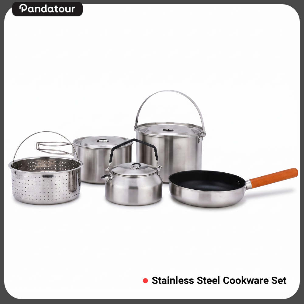 Pandatour Outdoor Camping 5Pie - Commercial Kitchen Pots And Pans recension och pris