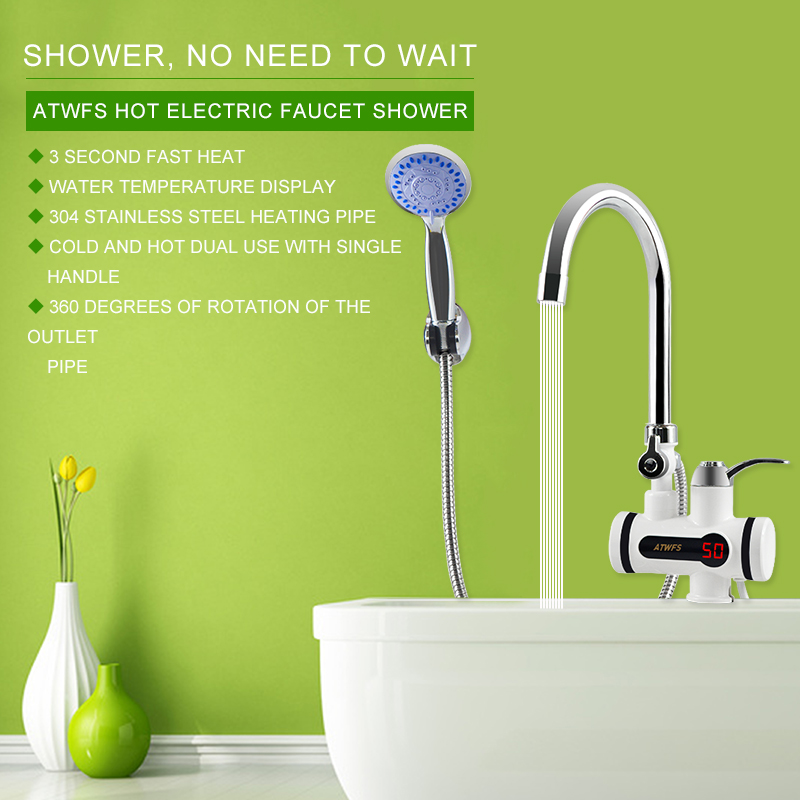 ATWFS 3000W Tankless Water Hea - Commercial Kitchen Mixer recension och pris