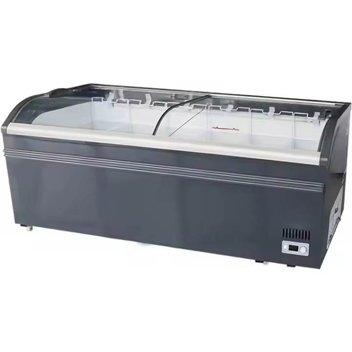 Commercial curved top glass sl - Commercial Chest Freezer recension och pris