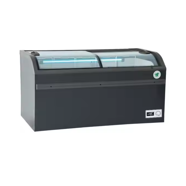 Commercial curved top glass sl - Commercial Chest Freezer recension och pris