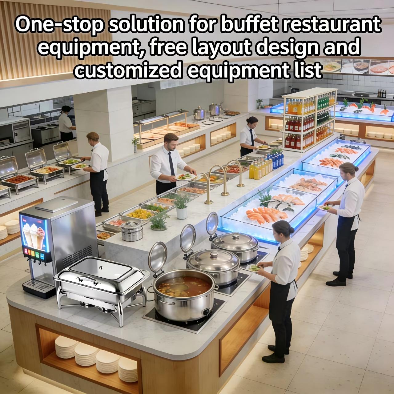 KFC Commercial Fast Food Equip - Commercial Kitchen Layout Design recension och pris