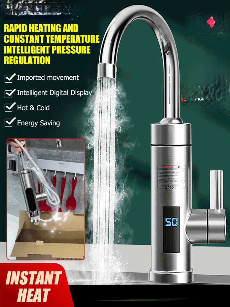 Bathroom Electric Faucet Fast  - Commercial Kitchen Mixer recension och pris