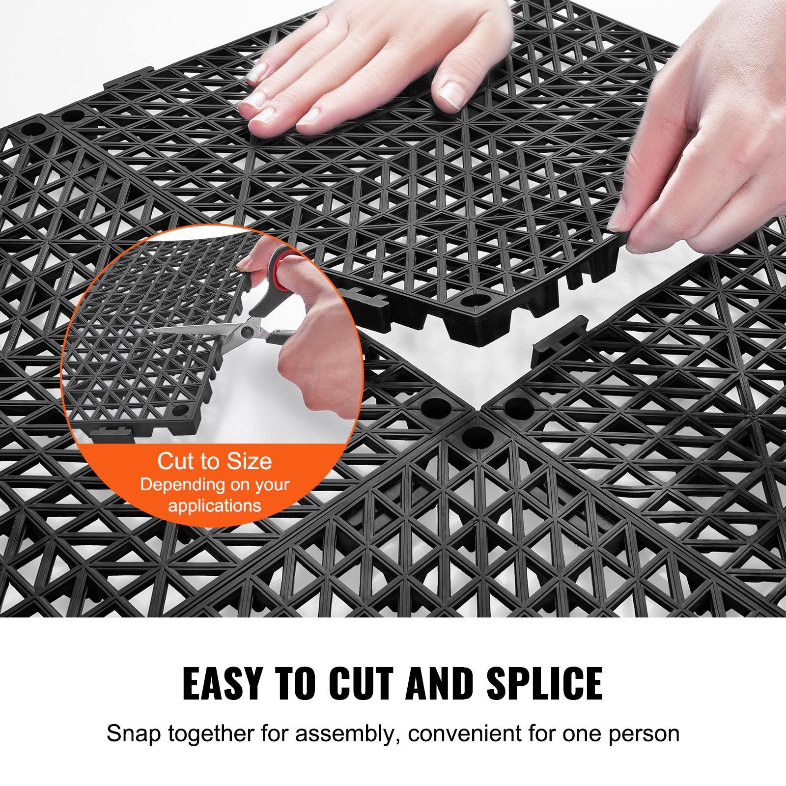 50PCS 12x12 Inch Soft PVC Inte - Commercial Kitchen Tile recension och pris