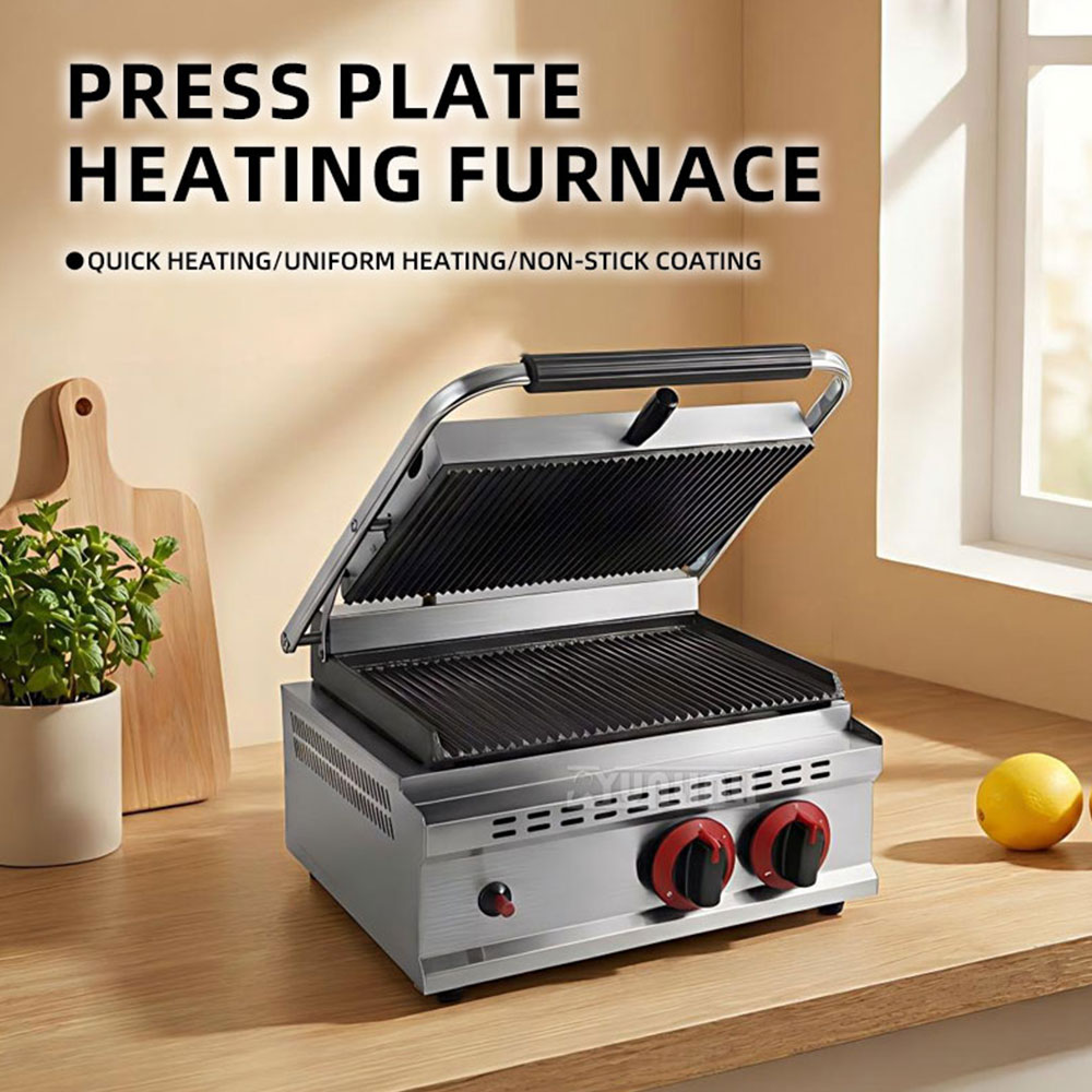 GH-812 Gas Pressure Plate Gril - Commercial Kitchen Grill recension och pris