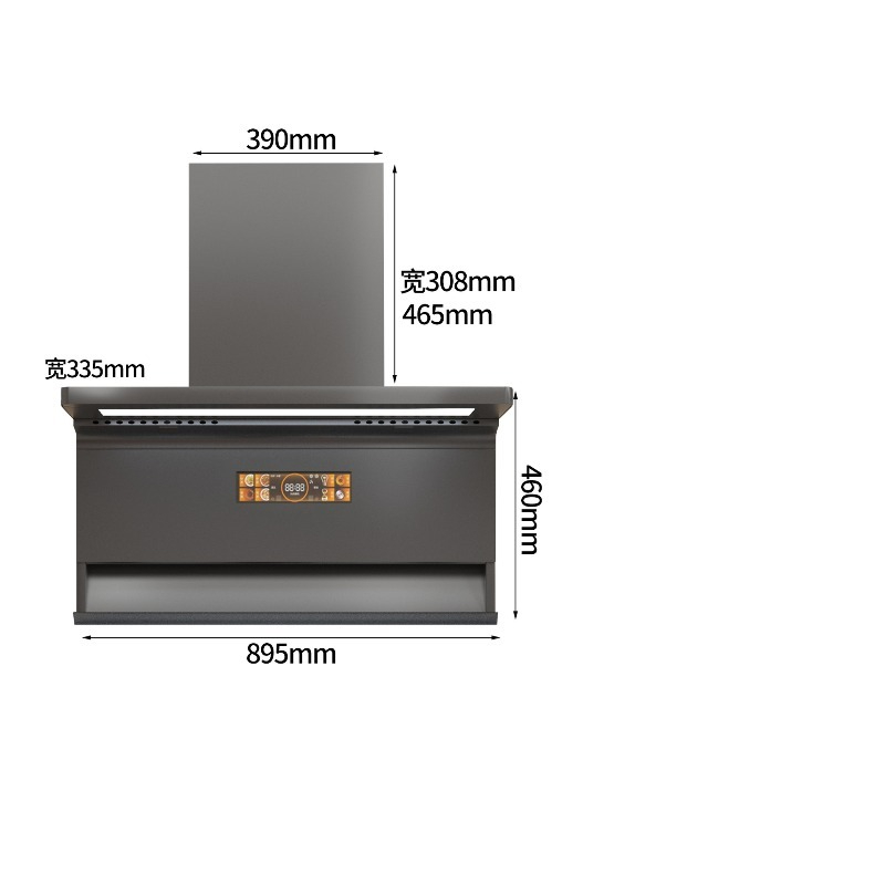 Range hood top side double suc - Commercial Kitchen Vent Hood recension och pris